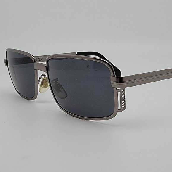 Versace Mod. X17 Col. 948 Silver Gunmetal Frame Grey Lens Sunglasses Italy 54mm
